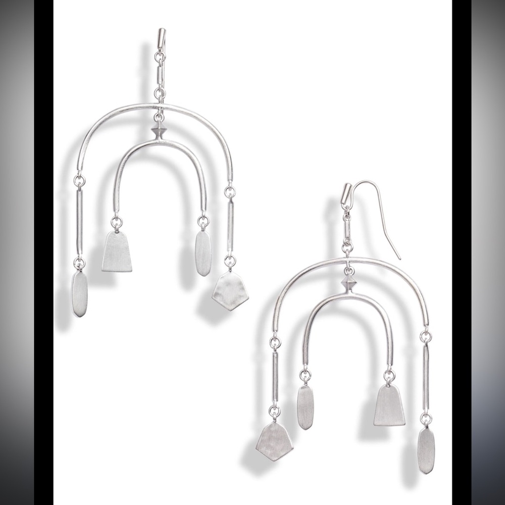 Kendra Scott Nalani Silver Chandelier Earrings